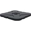 Set 4pz Base Per Ombrellone Da Giardino In Plastica 50 × 50 × 7.5cm