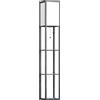 Lampada Da Terra Piantana 40w Con 3 Scaffale, Attacco E27, Lampada Da Pavimento Moderno Con Paralume In Plastica, Soggiorno, Salotto, Camera Da Letto