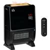 Stufa Elettrica 2in1 Con Umidificatore, Luce Led 3 Colori, Timer E Telecomando, 33x21x49.5 Cm, Nero