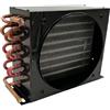 Generico Condensatore for frigorifero congelatore con ventola Tubo in rame Evaporatore for radiatore quadrato aletta in alluminio raffreddato ad aria 1PC(3 8HP 3.4)