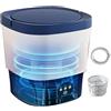 伟 祥 Mini lavatrice portatile, piccola lavatrice con cestello di scarico e Blu Ray per appartamento, dormitorio, campeggio, camper, colori alla moda