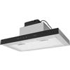 Etrhdfyts Cappa aspirante 60 cm, sottostruttura 60 cm, cappa aspirante in acciaio inox, silenziosa, 595 m³/h 3 livelli di potenza 120 W, display touch screen LED, illuminazione filtro grasso, rivestimento in