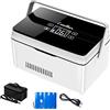 Generic Mini Frigorifero Portatile Auto Insulina Cooler Box Mini Drug Frigorifero Insulina Cooler Case Temperatura Costante Medicina Frigorifero per Viaggi Ufficio 2batteries