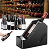 YZRDCXM Refrigeratore for bottiglie di vino, refrigeratore elettrico for vino, design semi-chiuso con pannello di controllo a LED e luce colorata for l'atmosfera, temperatura regolabile da 1 a 20 °C