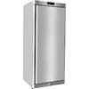METRO Professional Congelatore verticale GFR6600S, acciaio galvanizzato/alluminio, 380 L, 480 W, 220-240 V, raffreddamento ad aria, 5 ripiani regolabili, con serratura, argento, ideale per gastronomia