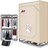 SweAtz 2300w/2400w Homeclothes Asciugatrice Pieghevole elettrica Stendibiancheria Grande capacità 50 kg Lavanderia bagnata per interni Armadio per asciugatura ad aria calda