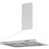 Taurus PR60WHAL - Cappa decorativa bianco lucido, larghezza 60 cm, 650 m3/h di aspirazione, 3 velocità, comandi meccanici, efficienza A, LED, 200 W, filtri in alluminio lavabili multistrato