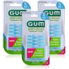 GUM SOFT-PICKS COMFORT FLEX Scovolini Interdentali in Gomma/Per Rimuovere Placca e Residui di Cibo/Morbido e Flessibile/Con Astuccio da Viaggio/Misura Small / 3 Confezioni da 40 pz