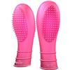 SexyNight Lettini per dita, stimolatore del clitoride del punto G, culle per dita, giocattoli sessuali in silicone morbido stimolano le coppie di sesso anale della vagina femminile, rosa rossa