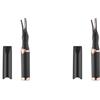 KSJOAIDDE 2 Set di Piegaciglia Riscaldato Ricarica USB Donne Pennello Trucco Strumenti Naturale Curling