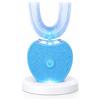 Generico Sonic Brush V5 Toothbrush, Spazzolino Sonico 360° Con Pulizia Automatica, Spazzolino Elettrico Sonico Wireless a Ultrasuoni for Bambini E Adulti, Testina in Silicone Alimentare (Blu)
