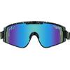 Pit Viper Occhiali da sole Baby Vipes, La mezzanotte con lenti blu, Baby
