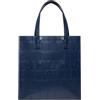 Ted Baker borsa a tracolla Croccon Croc Effect Icon Bag Navy blu scuro