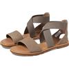 Sorel Sandali Ella III da donna, Marrone cenere, gomma, 39.5 EU