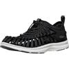KEEN Uneek O3 - Sneaker da uomo, traspiranti, con due cordini, vestibilità comoda, stile sneaker, Nero/Bianco Stella, 12