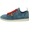 PANCHIC Scarpe Pelle Blu Lacci Rosso P01 P24
