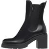 Nero Giardini NEROGIARDINI Stivaletto in pelle con tacco in gomma. Made in Italy Nero NERO