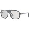 Out Of Vision 1 V-1 Occhiali da sole con Lente elettronica IRID X-10 da 6% a 60% fotocromatica istantanea (Matt grey/silver IRID X-10)