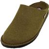 HAFLINGER Flair Soft Pantofole in feltro di lana, verde oliva (116), taglia 36, verde oliva, 36 EU