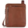 Piquadro Square Borsa Messenger, 27 cm, Cuoio