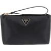 GUESS borsa per utensili Laurel II Wristlet Pouch Black nero