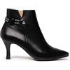 Nero Giardini I205521DE Tronchetti Donna in Pelle E Camoscio - Nero 38 EU