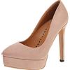 Lroey Reoly Décolleté Donna, Scarpe Tacco a Spillo Eleganti Scarpe da Sera Tacco Alto Appuntito Scarpe da Festa con Plateau Solid Nero Numero 37 EU