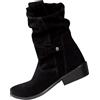 Meaunzyl Stivali Donna Con Tacco Boots Leggere Stivali Con Tacco Camperos Moda Tronchetto Walking Stivaletti Donna Punta Autunnali Invernali Per Il Tempo Libero, Eleganti In Pelle Scamosciata