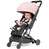 HUOLE Triciclo bambini fino 25 kg, Passeggino con Maniglione regolabile, Bici, Sedile girevole Fronte Mamma e Strada, Cappottina pieghevole, Ruota libera,63 * 30 * 101 cm (Rosa)