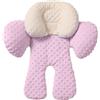 Generico Per Passeggino, Design Morbido E Confortevole, 55x51 Cm, Supporto Per Inserto Seggiolino Auto, Di Supporto Per La Testa Del Neonato, Protezione Migliorata Per Testa E Collo, Per Passeg