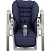 ninna-nanna by Bambiniwelt Coprisedile di ricambio per seggiolone, compatibile con Peg Perego Prima Pappa DINER (marine)
