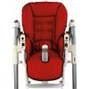 ninna-nanna by Bambiniwelt Coprisedile di ricambio per seggiolone, compatibile con Peg Perego Prima Pappa DINER (rosso)