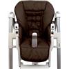 ninna-nanna by Bambiniwelt Coprisedile di ricambio per seggiolone, compatibile con Peg Perego Prima Pappa DINER (marrone)