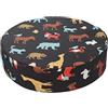 Chickwin Cuscino Rialzo Sedia per Bambini, Chickwin Baby Toddler Cuscino Alzasedia Lavabile Smontabile Regolabile Portatile Booster Sedile (32x8cm,Nero)