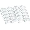 VICASKY 20 Pezzi Paraspigoli Angolari in Silicone Resistente a Forma per Bambini Protezione Anti-graffio Facile da Usare per Tavoli e Pareti