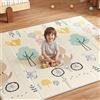 CASABEL Tappeto Gioco Evolutivo 180×150 cm, Pieghevole, Impermeabile e Spesso, Fantasia Orso, Grande Formato, Colorato, Facile da Riporre e Trasportare
