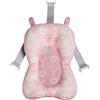 Spacnana Cuscino per il Bagnetto Forma Carina Vasca da Bagno per Bambini Design Pieghevole Lavabo Doccia per Neonato Cuscino da Bagno per Neonato Portatile a Rete (Rosa)