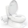 Virsus Vasino Educativo per bambini, 39x28x38 cm, con suono scarico realistico, toilette da apprendimento, gommini antiscivolo, seduta ergonomica, ideale come primo WC per il tuo bambino (Bianco)