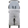 JYOKO KIDS Sacco imbottito in PILE per passeggino Compatibile con Stokke, cam cubo, Quiny mood (BLACK STAR)