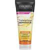 John Frieda Cura profonda + shampoo di riparazione, contenuto 250 ml, pulizia profonda e riparazione, per capelli danneggiati ed estremamente danneggiati