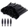YMWALK 100 pezzi Bacchette mascara usa e getta Spazzole per ciglia nere per estensione ciglia Applicatore per sopracciglia Kit di strumenti per pennelli per trucco cosmetico