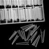 Apartaritton 120pcs Nail Dual Forms Mold, 12 diverse dimensioni Acrilico Unghie trasparente Finte con graduazioni, con scatola, per Ragazze Donne Manicure