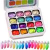 Generico Gel Nail Polishing - Gel 32ml | 16-Colors Gels Manicure, Beginners Nail Polishing Kit | For Women Girls Home Salon Party Wedding Vacation Daily Performance