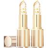 Generic Rossetto termoattivo con cambio di colore PH - 24 ore di tenuta | Balsamo per labbra a foglia d'oro, rossetto color-changing | Balsamo idratante per labbra e rossetto PH-adattativo per donne (2 pezzi)