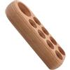 IWOWHERO Organizer in Legno Massello per Oli Essenziali e Profumi con Scomparti Porta Bottiglie Stabile e Versatile per Smalti e Aromaterapia Supporto Elegante per Casa e Uso Professionale