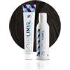 Pop Italy Soielixir Tinta Permanente per Capelli in crema SENZA Resorcina, Parafenilendiammina e Ammoniaca 93 Colori - 100 ml - (Pack Tinta + Ossigeno 20 vol. - 4/8 Castano Chiaro Nocciola)