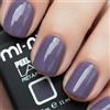 MI-NY Smalto Semipermanente Peel Off Lac viola, Dark Amethist, Gel senza Base e Top Coat, Rimozione con Acqua Calda, Formula Vegan Friendly, Durata Fino 15 Giorni, Manicure Rapida in 5 minuti