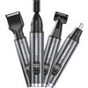 GMBYLBY Rasoio per capelli naso Strumento da barba elettrico 4 in 1 Dispositivo per la toelettatura Rasoi elettrici Strumento per la toelettatura ricaricabile USB Dispositivo portatile
