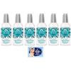 Felce Azzurra Confezione da 6 pezzi Giardino dei Sensi Profumo Muschio Bianco, profumo da donna, muschio bianco, 100 ml + 1 polvere di talco Felce Azzurra, sacchetto da 100 g