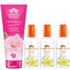 Giardino Dei Sensi Tiarè Esotico - Profumo Donna Spray 100 ml + Doccia Schiuma 100 ml In Omaggio - Fragranza delicata, set completo per un rituale di bellezza (3 Unità)